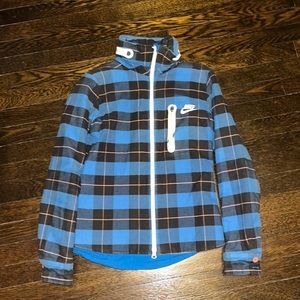 Nike flannel zip up